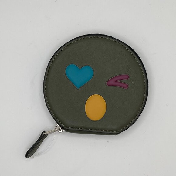Coach Emoji Coin Purse (Leather) - Picture 1 of 5